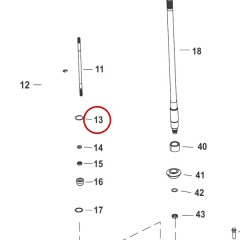 Mercury - Retaining Ring - Quicksilver - 53-8M0029306