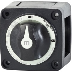 Blue Sea - 6006200 Battery Switch Black - 300A - Mini - Marine rated - IP66 - OFF/ON