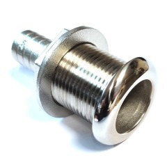 attwood - Stainless Steel Straight Skin Fitting - 316 - 19mm 3/4 INCH - 67554-1