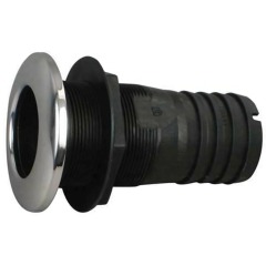 attwood - Stainless Capped Composite Straight Skin Fitting  - 52mm 2