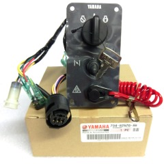 Genuine YAMAHA 704 2-Stroke Key start / Lanyard switch panel with Choke - 704-82570-A6