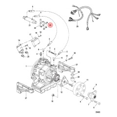 Mercury - NUT (.250-20) - Quicksilver - 11-8267088