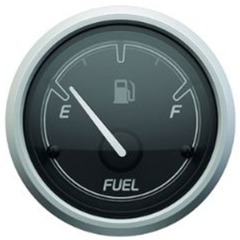 Mercury Fuel Level - Sport Black/Brushed Stainless - 79-8M6020041