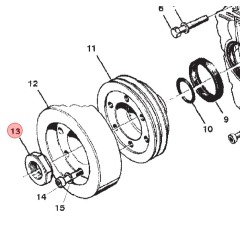 MerCruiser CMD - Nut 4.2L 2.8L - Quicksilver - 11-811421