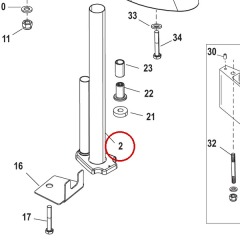 Mercury - PIPE Exhaust - Quicksilver - 825220T06