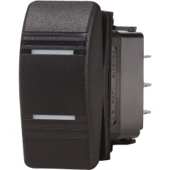 Blue Sea - Contura Switch DPDT Black - ON-OFF-ON - PN. 8286