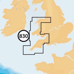 NAVIONICS Plus Small Double 830 - Liverpool to Exmouth CHART CARD - Micro SD
