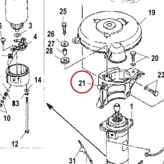 Mercury - Bracket - Quicksilver - 851836