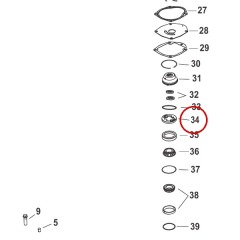 Mercury - Bearing Retainer - Quicksilver - 853651