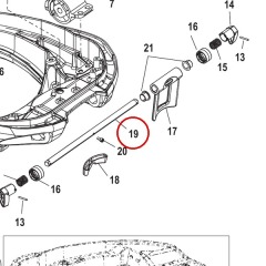 Mercury - Tilt Lock Shaft - Quicksilver - 880650003