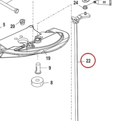 Mercury - LEVER ASSEMBLY Shift Shaft - 892245T02