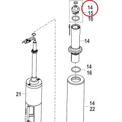 Mercury - TRIM NECK KIT - 5.7L - 896162A01