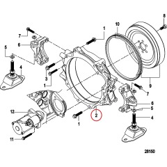 Mercury - HOUSING Flywheel - Quicksilver - 897345012