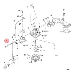 Mercury - SCREW - Quicksilver - 10-898103229