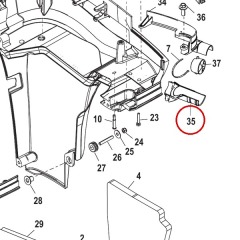 Mercury - CLAMP Lower - Quicksilver - 8M0000484