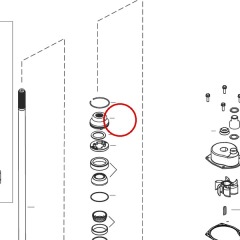 Mercury - OIL SEAL CARRIER ASSEMBLY - Quicksilver - 8M0046297