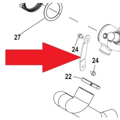 Mercury - BRACKET - Quicksilver - 8M0049969