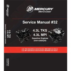 MerCruiser - SERVICE MANUAL #32 4.3L TKS MPI V6 - Quicksilver - 90-8M0086018