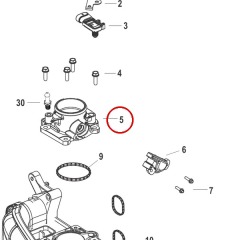 Mercury - Throttle Body Assembly - Quicksilver - 8M0088066