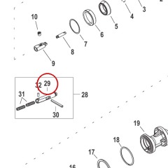 Mercury - Clutch Actuator Rod - Quicksilver - 8M0102962