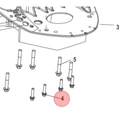 Mercury - SCREW (M8 x 35 MM) - Quicksilver - 10-8M0103814