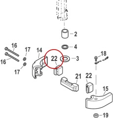 Mercury - Rubber Mount - Quicksilver - 8M0135842