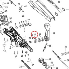 Mercury - SHIFT LEVER ASSEMBLY - Quicksilver - 8M0138448