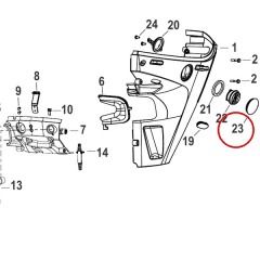 Mercury - Trim Switch Grommet - Quicksilver - 8M0189938