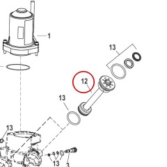Mercury - Trim Rod Assembly - Quicksilver - 8M0225367