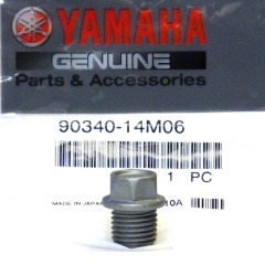 Genuine YAMAHA Engine drain screw - 90340-14M06