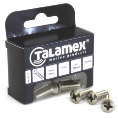 Talamex - RAISED HEAD SCREW M6X20 QTY:36  PHILIPS - 40.101.151