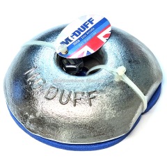 MG Duff 144mm 2.2Kg Zinc Disk Anode inc Backing pad & nut - ZD58KIT