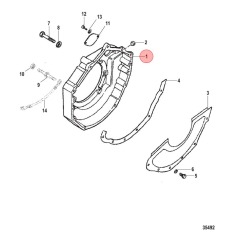 FLYWHEEL HOUSING (BLACKTRAC)