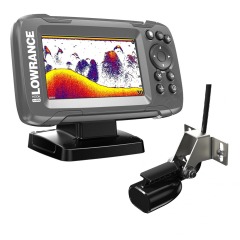 LOWRANCE HOOK²-4x GPS Bullet Fishfinder with Skimmer Transducer Hook2 - 000-14015-001