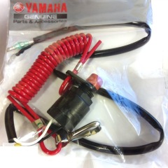 YAMAHA - Outboard Motor Kill switch & Safety Lanyard 6D 9.9D 8C 25B 6E9-82575-02