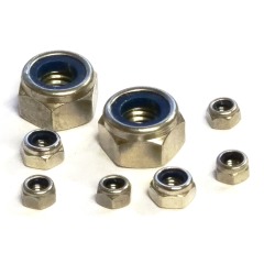Stainless - Nyloc nuts