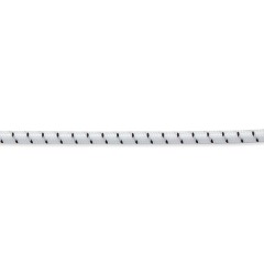 Shock cord (Bungee) - White - 4mm