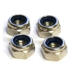 Stainless Hexagon Nyloc Nut - M6 - A4 - (Pack of 4)