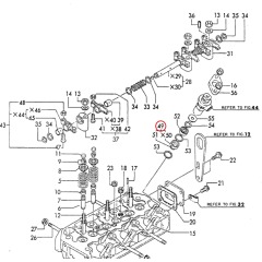 YANMAR - 3HM35 - Pre Combustion Chamber (lower) - 121575-11421