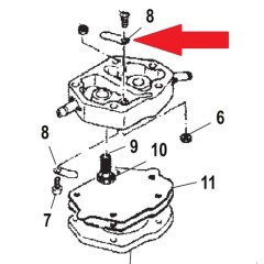 Mercury - Check Valve 25Hp / 30Hp 2 Cyl - 853732