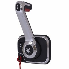 Seastar Xtreme Side Mount Control, Chrome (complete with Cut Off Switch and trim & tilt) - CHX8052P