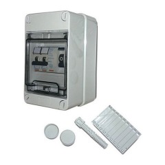 W4 Mains Consumer Unit with 25A RCCB, 6A & 10A MCBs