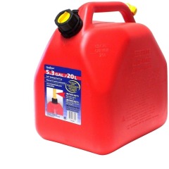 Sceptre 20L Red Fuel can - Jerry Can - Dumpy - with anti glug spout