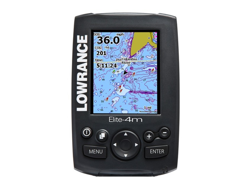 Lowrance Elite 4m - Chart Plotter - GPS - Head unit only, Obsolete units  (For reference), Bottom Line