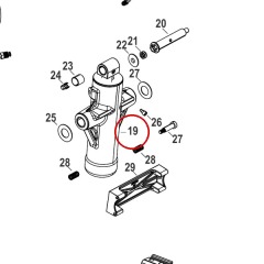 Mercury - Heavy Duty Power Trim and Transom Assembly - Quicksilver - 8M0149597