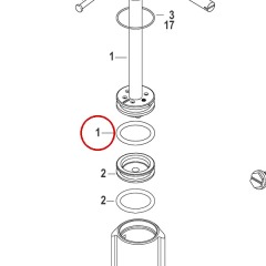 Mercury - Shock Rod - Quicksilver - 8M0118573