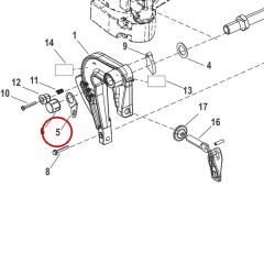 Mercury - Clamp Bracket Tilt Plate - Quicksilver - 895163002